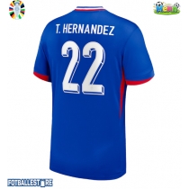Frankrike Theo Hernandez #22 Hjemmedrakt EM 2024 Kortermet